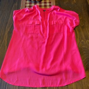 Hot pink dress shirt